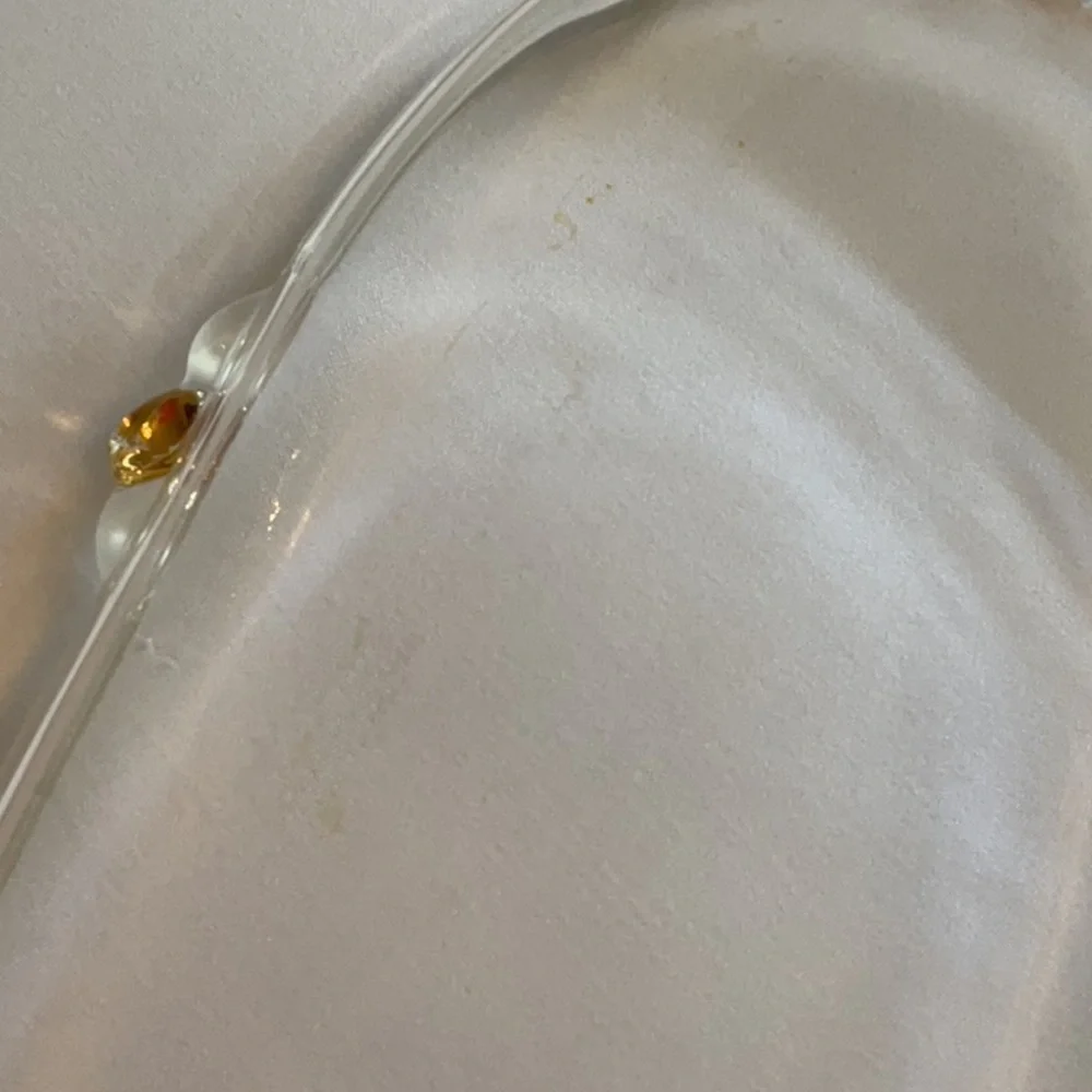 Oval Glass Tray